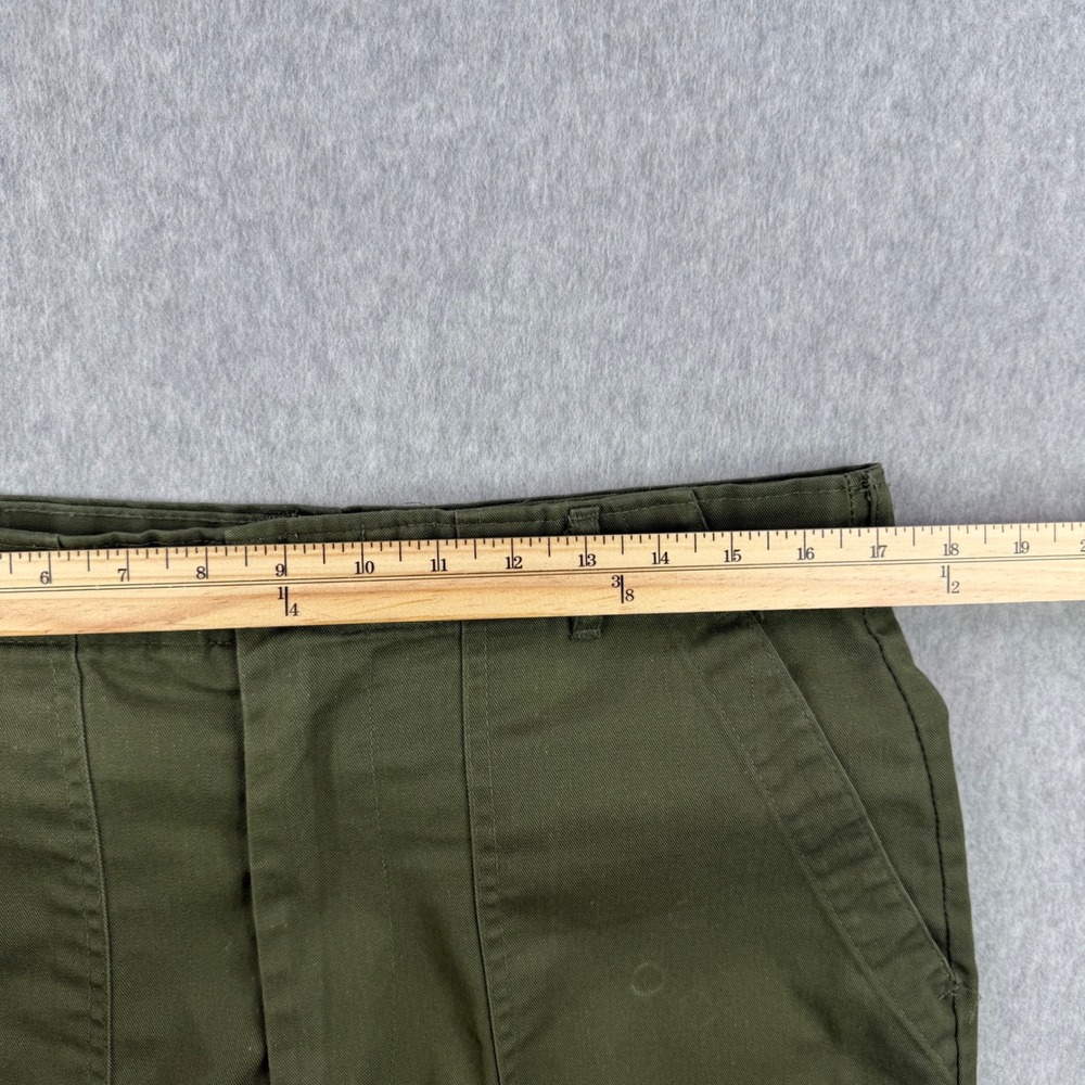 Vintage US Military Pants Fits Mens 36x30 Green OG 507 Ideal Zip Utility 80s - Picture 11 of 15